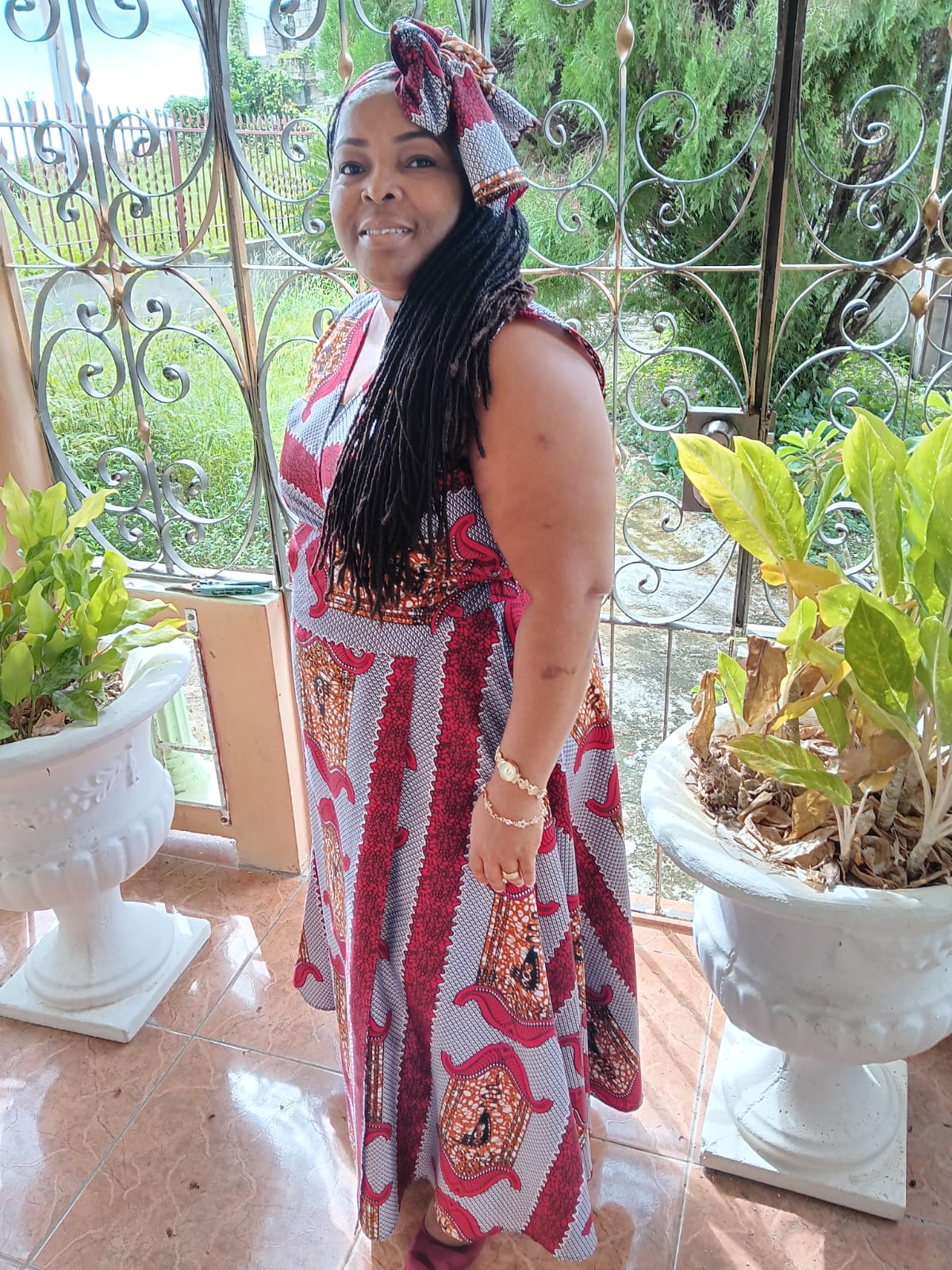 Dr. Kereen Tatham-Brown at a community celebration